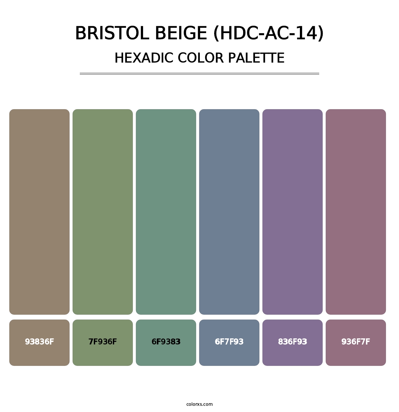 Bristol Beige (HDC-AC-14) - Hexadic Color Palette