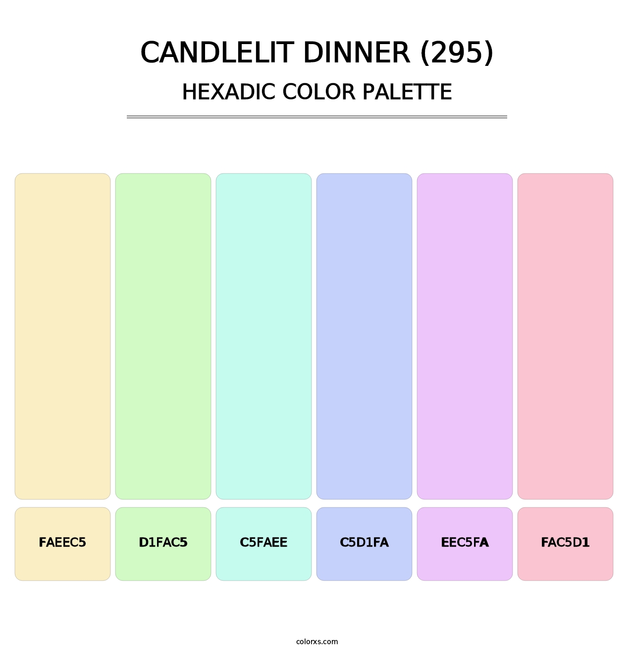 Candlelit Dinner (295) - Hexadic Color Palette