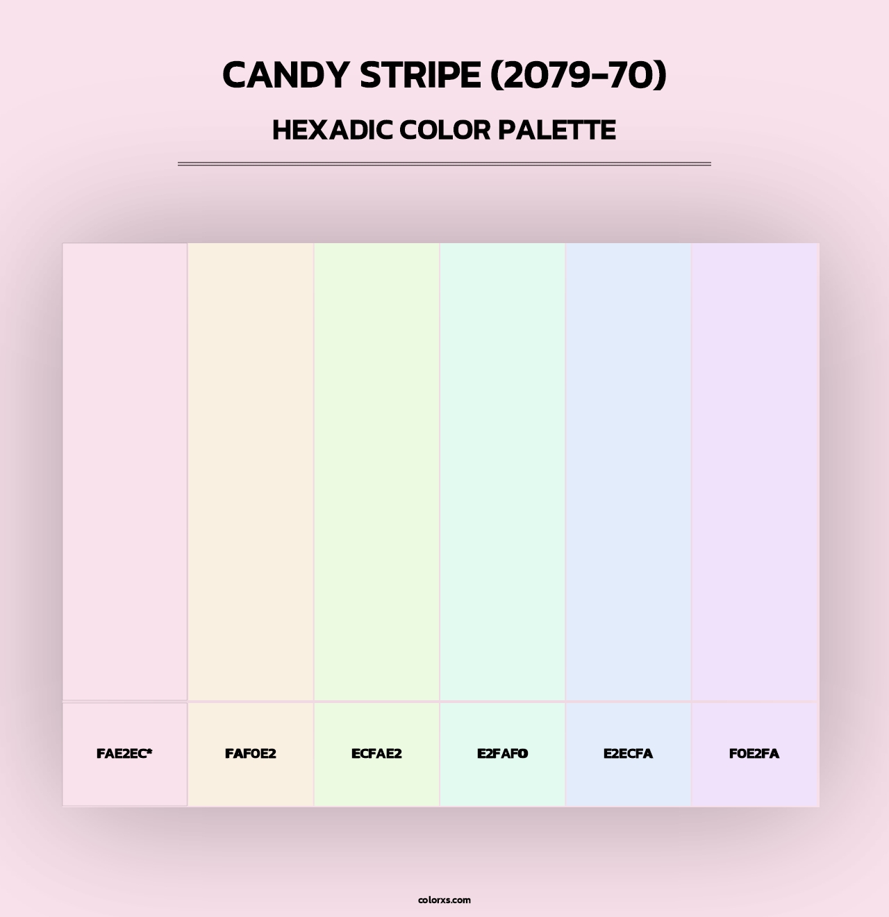 Candy Stripe (2079-70) - Hexadic Color Palette