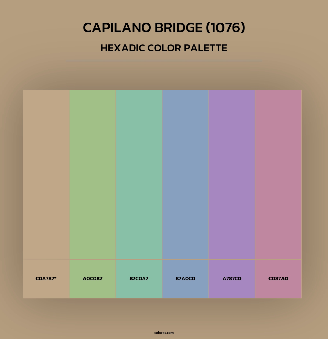 Capilano Bridge (1076) - Hexadic Color Palette