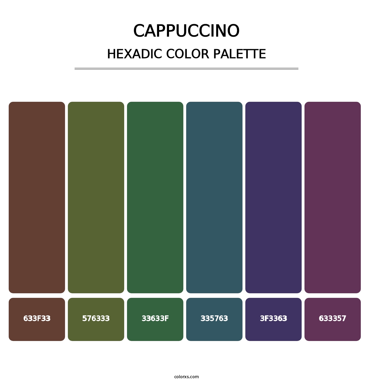 Cappuccino - Hexadic Color Palette