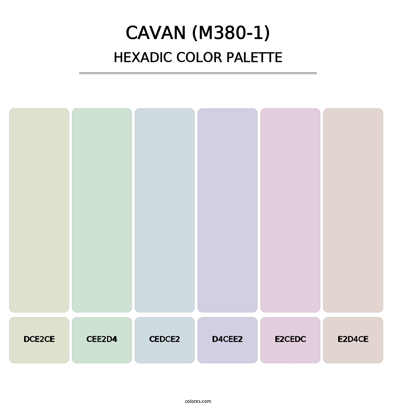 Cavan (M380-1) - Hexadic Color Palette