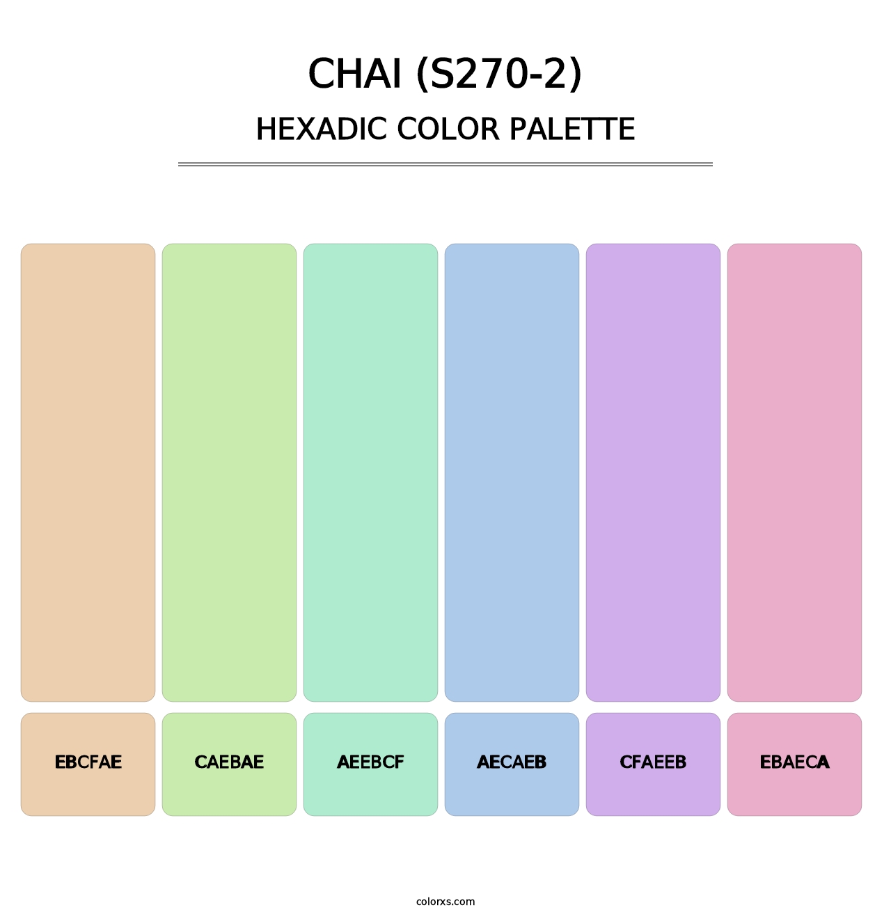 Chai (S270-2) - Hexadic Color Palette