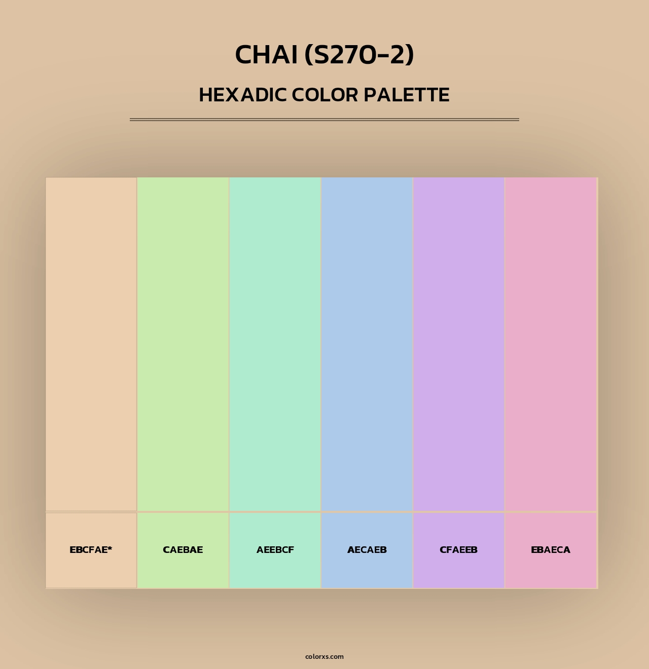Chai (S270-2) - Hexadic Color Palette