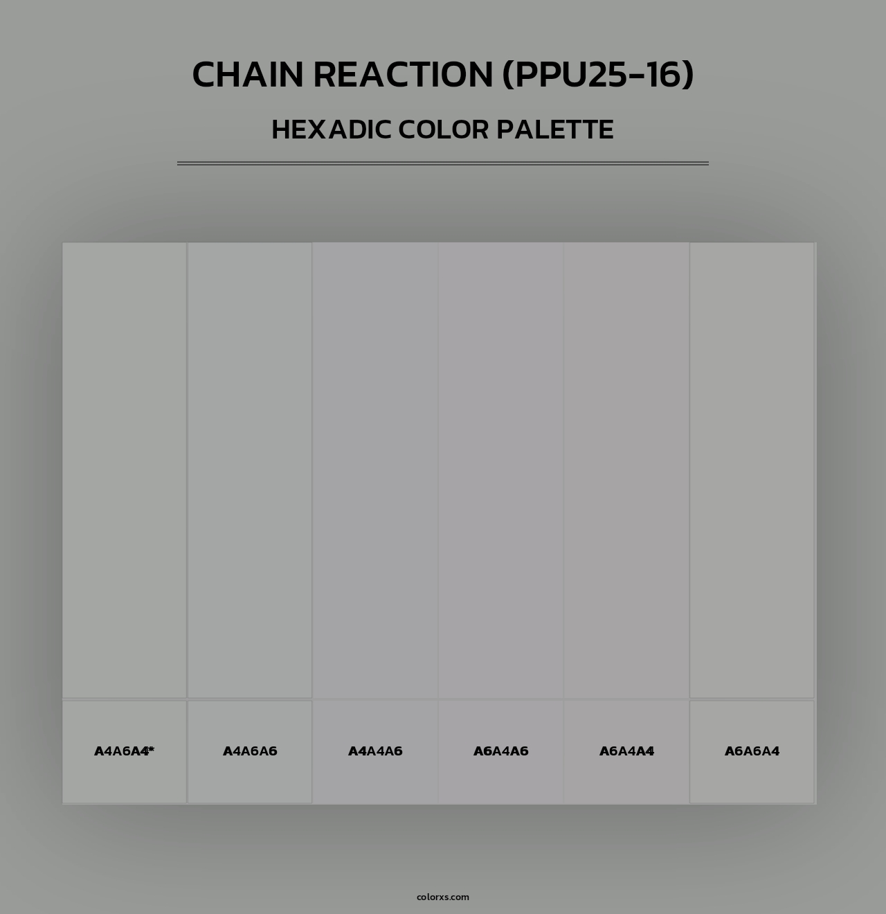 Chain Reaction (PPU25-16) - Hexadic Color Palette