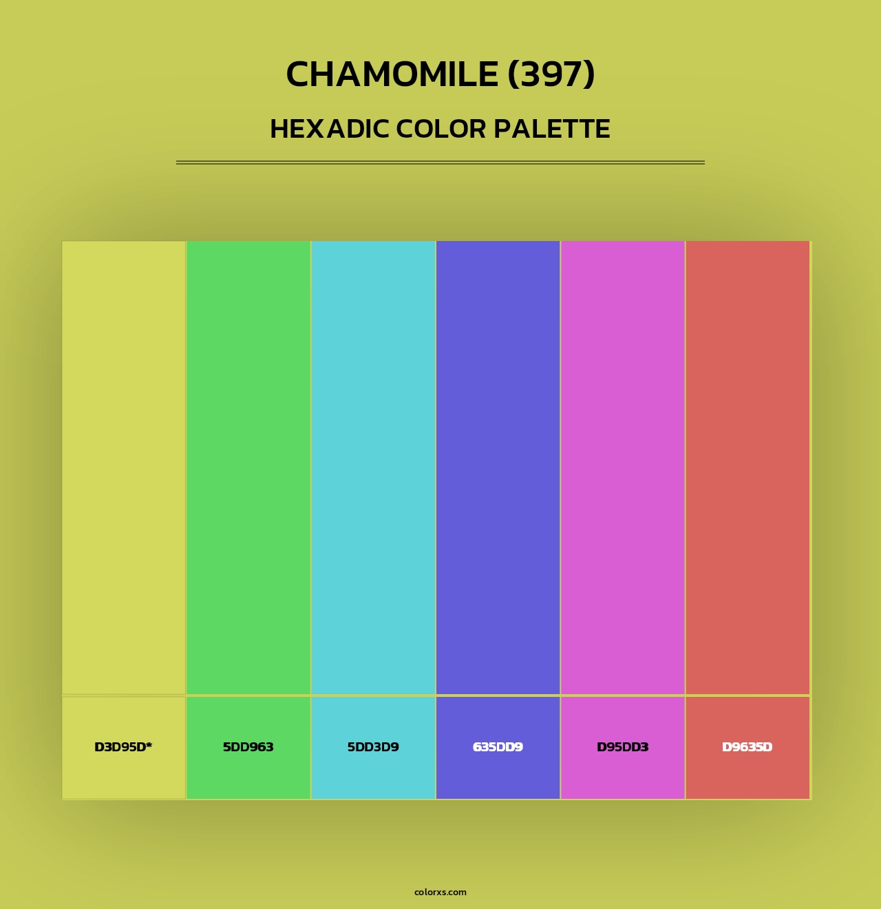 Chamomile (397) - Hexadic Color Palette
