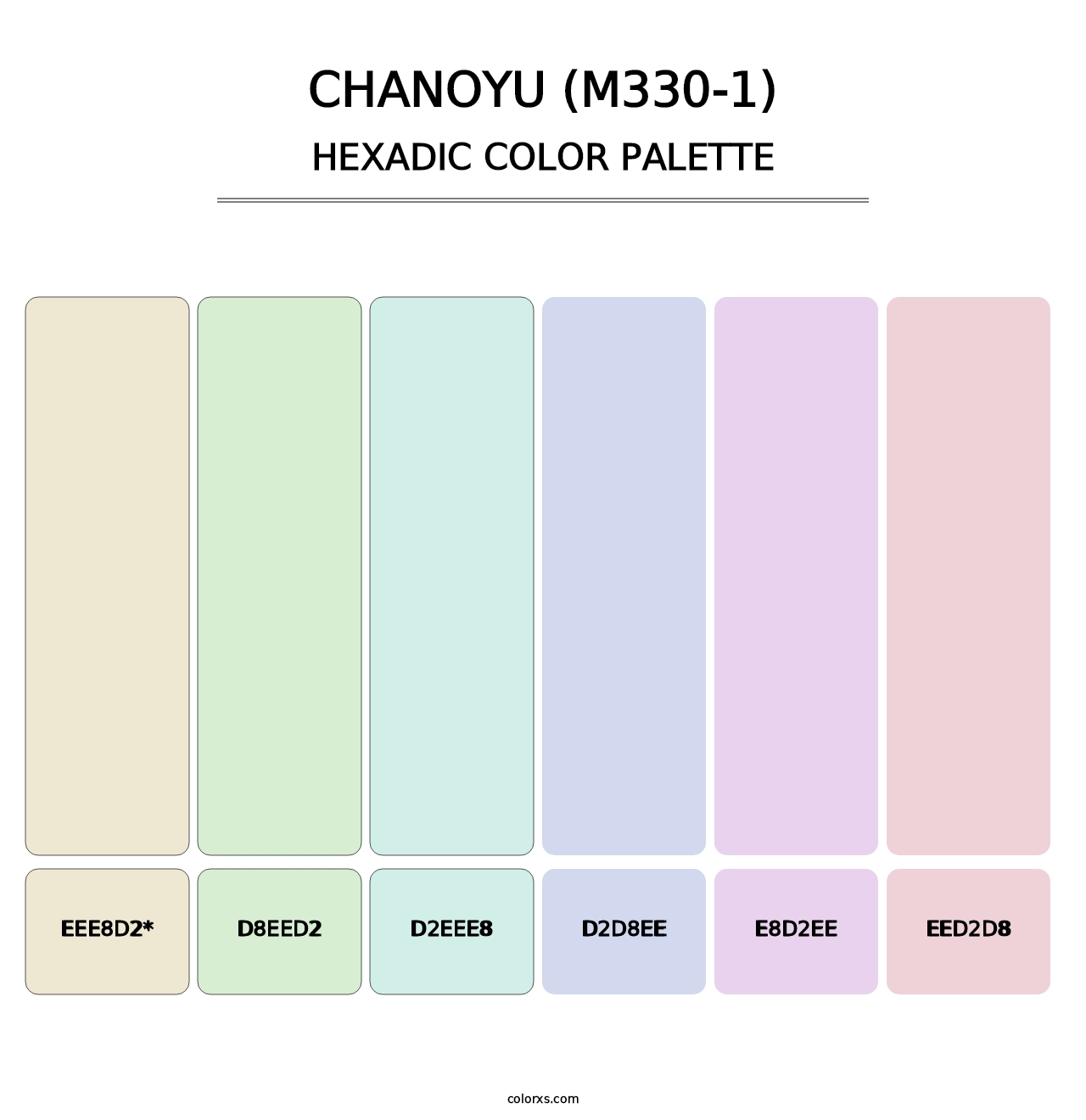 Chanoyu (M330-1) - Hexadic Color Palette