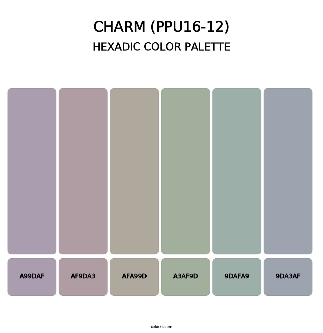 Charm (PPU16-12) - Hexadic Color Palette