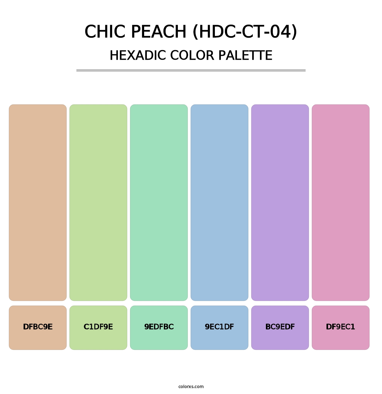 Chic Peach (HDC-CT-04) - Hexadic Color Palette