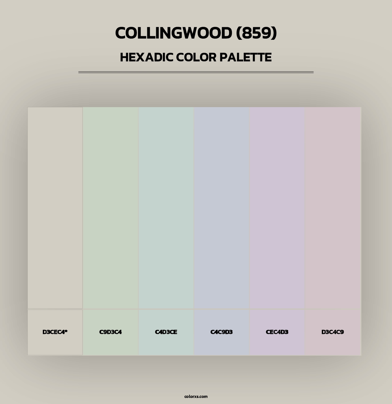 Collingwood (859) - Hexadic Color Palette