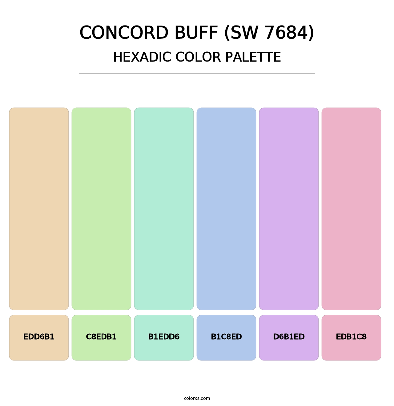 Concord Buff (SW 7684) - Hexadic Color Palette