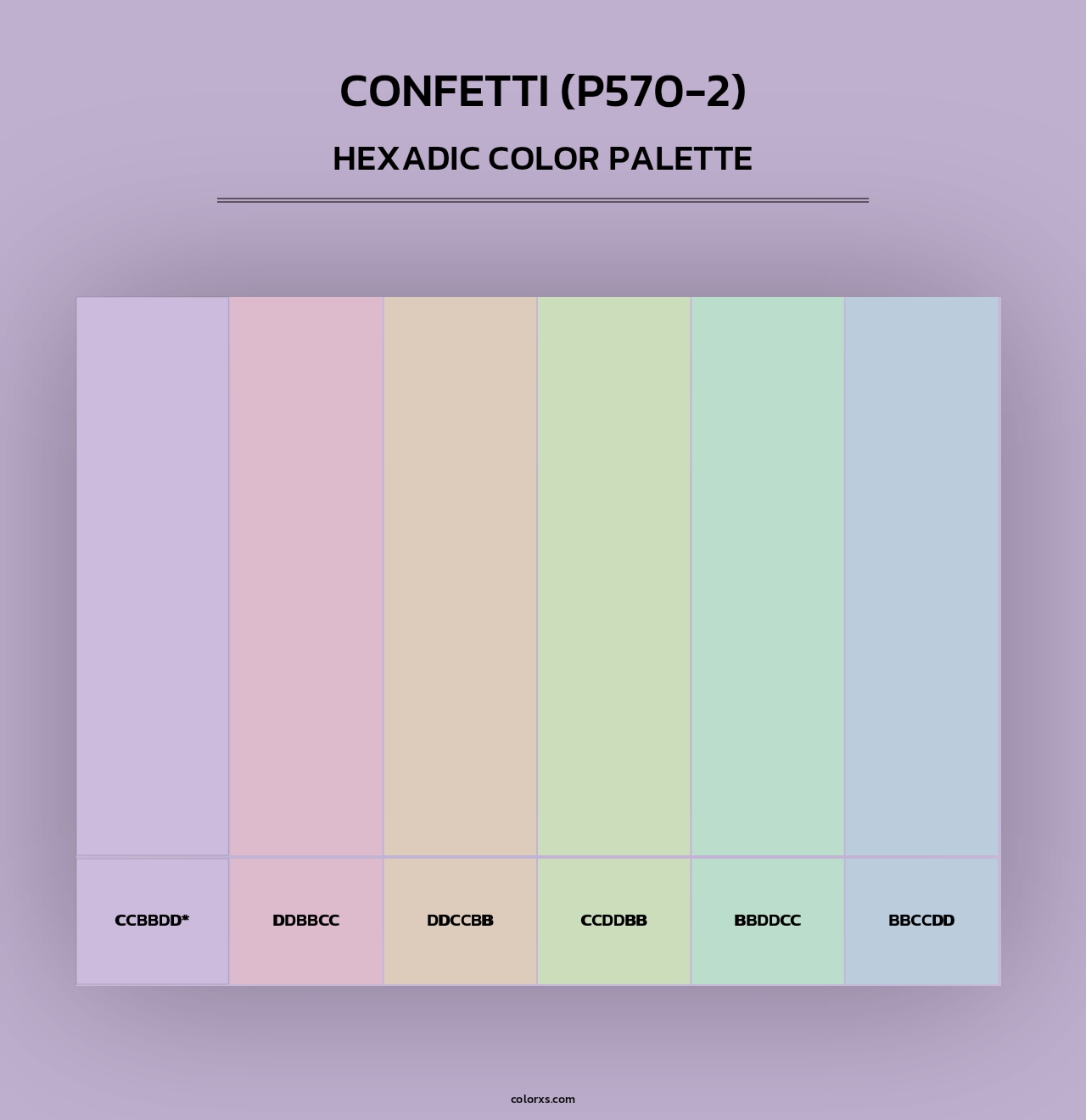 Confetti (P570-2) - Hexadic Color Palette