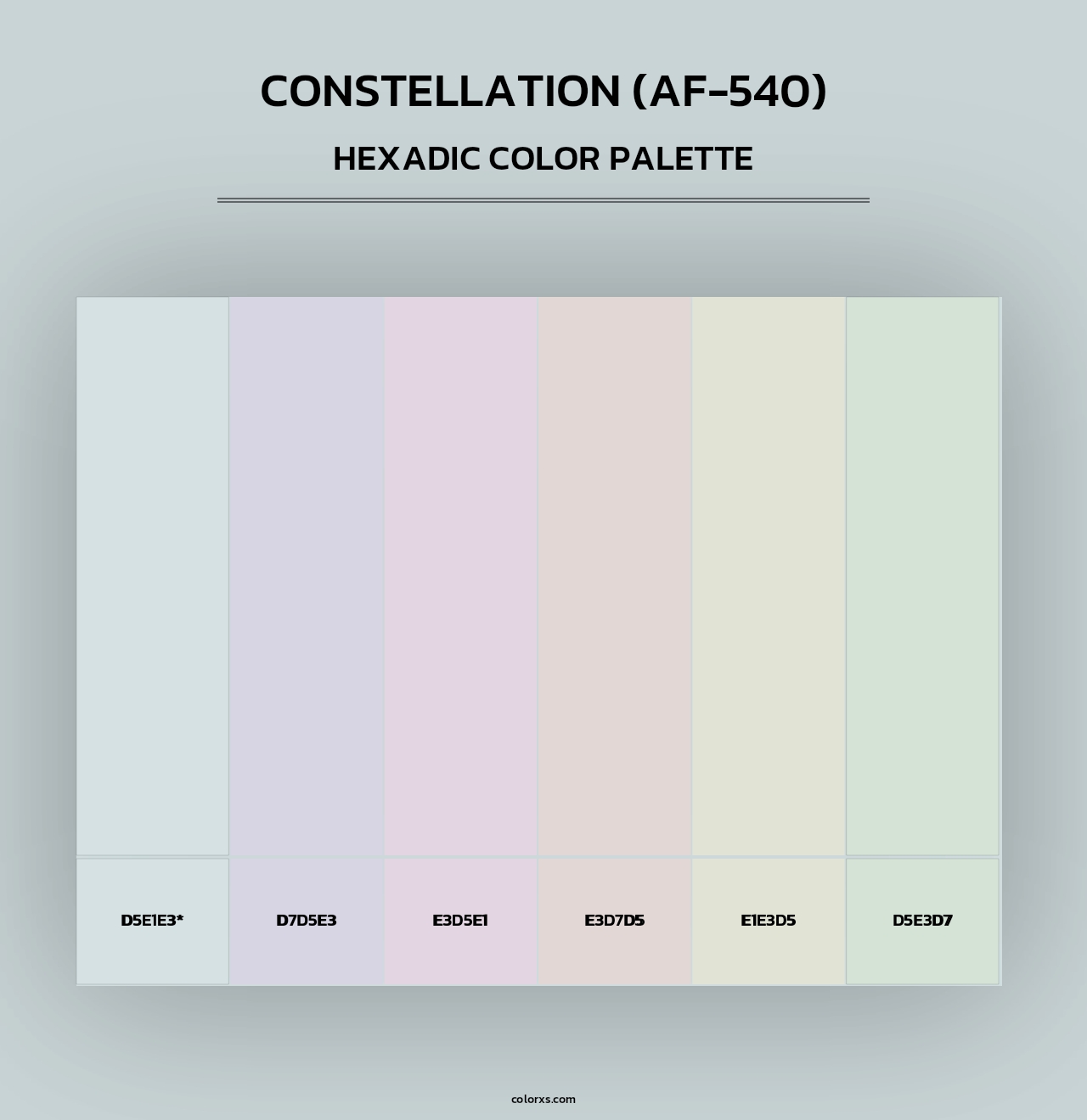Constellation (AF-540) - Hexadic Color Palette