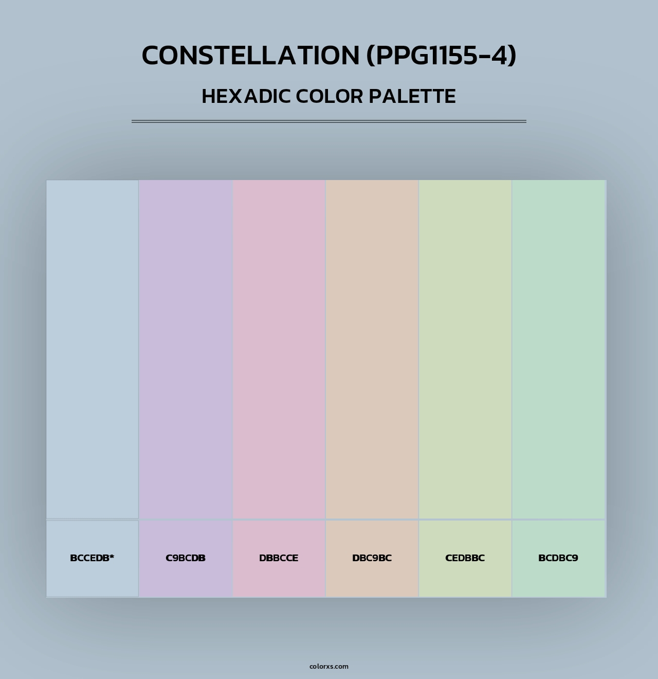 Constellation (PPG1155-4) - Hexadic Color Palette