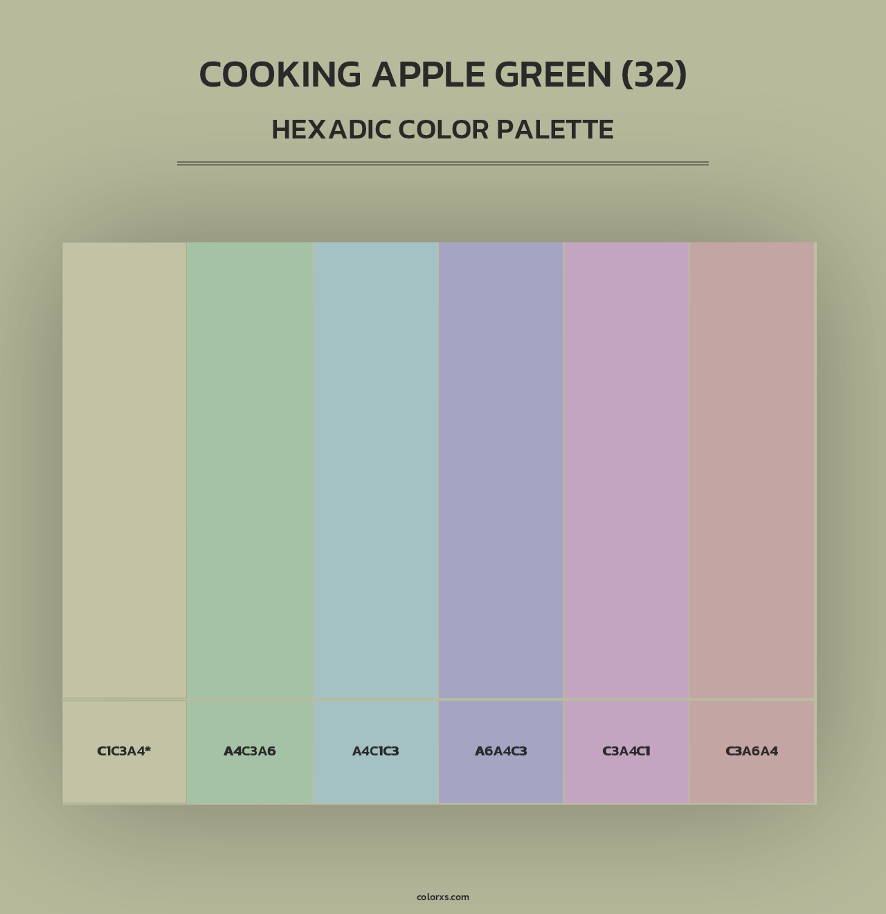 Cooking Apple Green (32) - Hexadic Color Palette