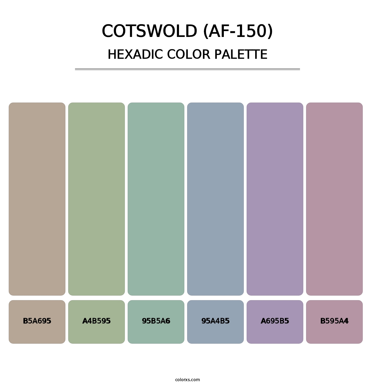 Cotswold (AF-150) - Hexadic Color Palette