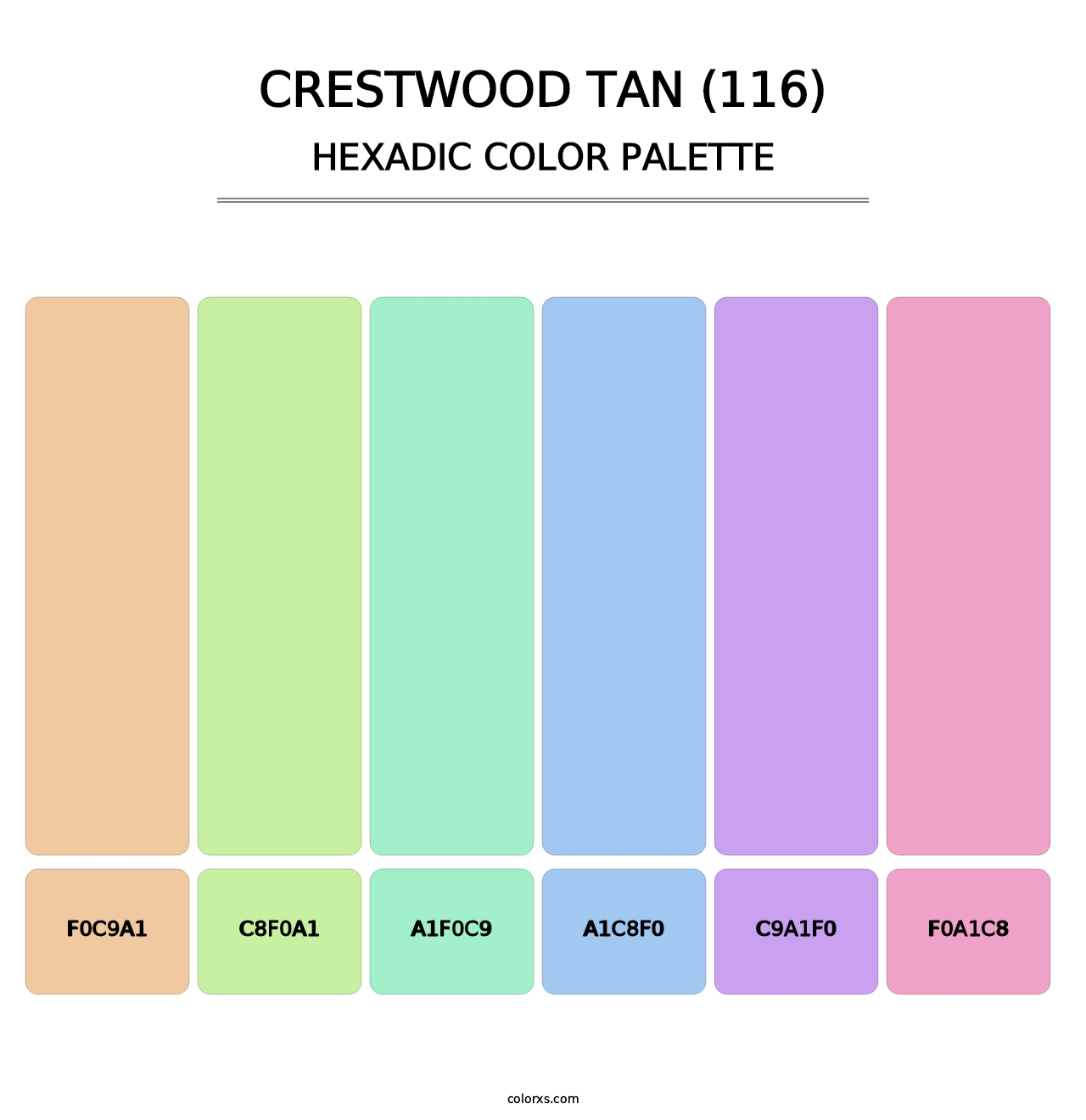 Crestwood Tan (116) - Hexadic Color Palette