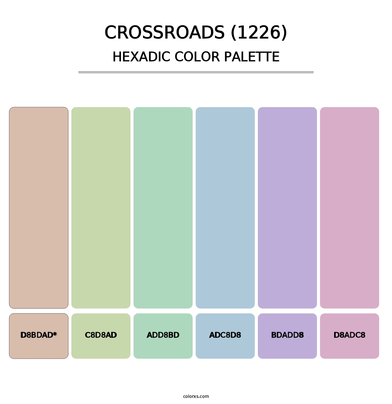 Crossroads (1226) - Hexadic Color Palette