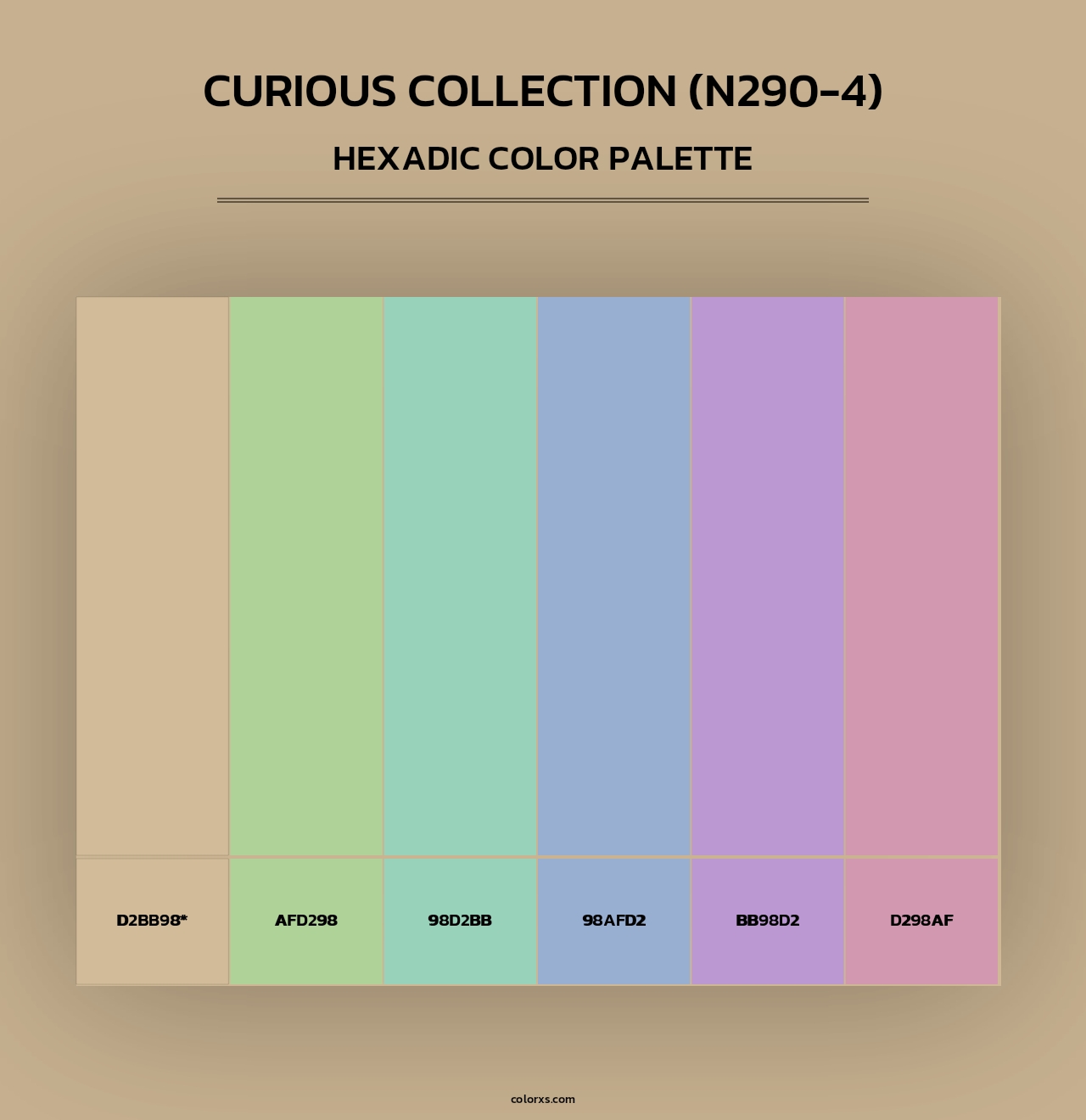 Curious Collection (N290-4) - Hexadic Color Palette