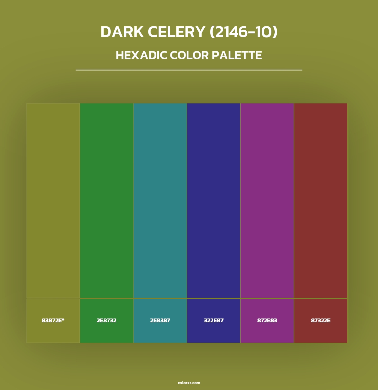 Dark Celery (2146-10) - Hexadic Color Palette