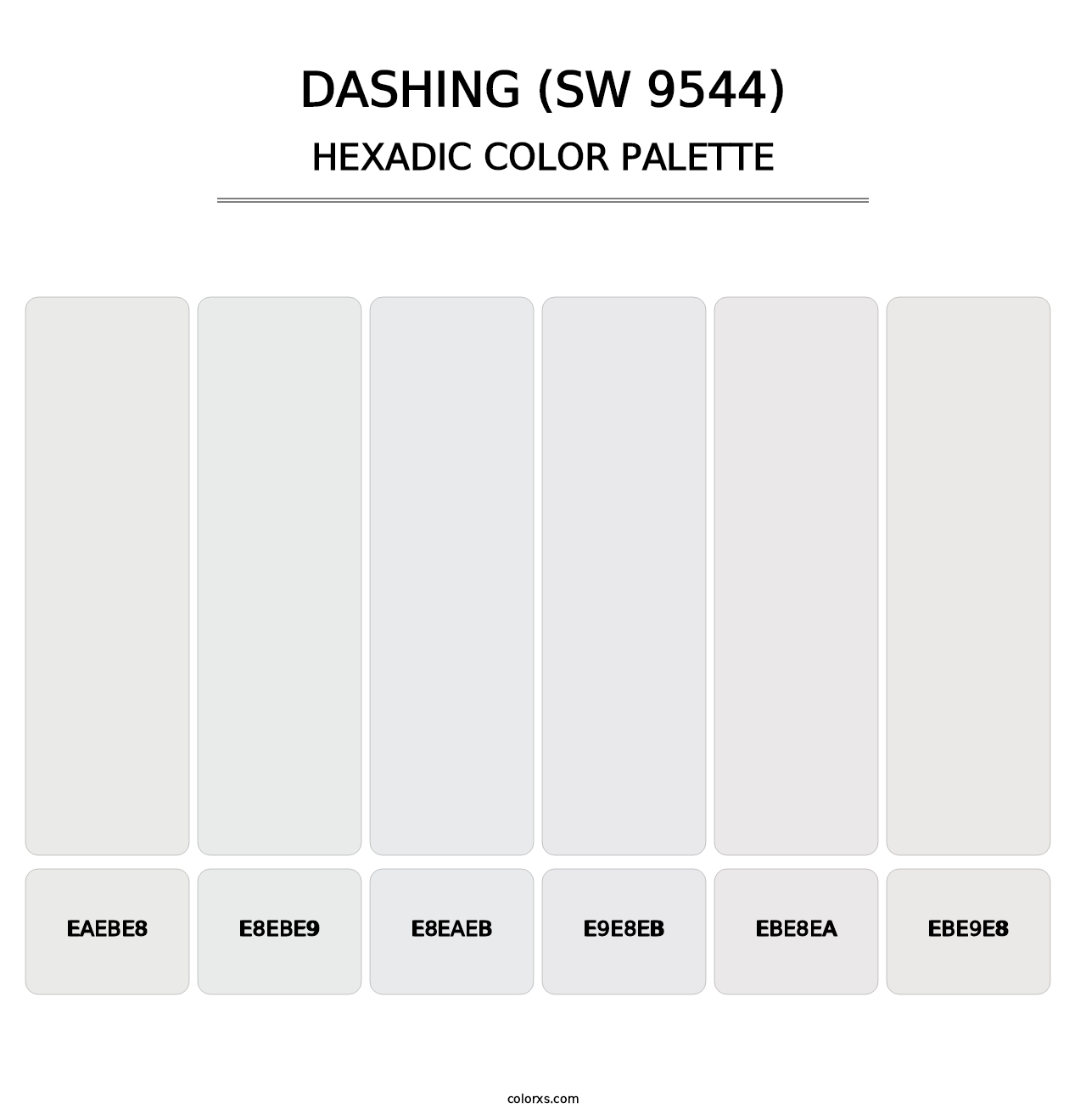 Dashing (SW 9544) - Hexadic Color Palette