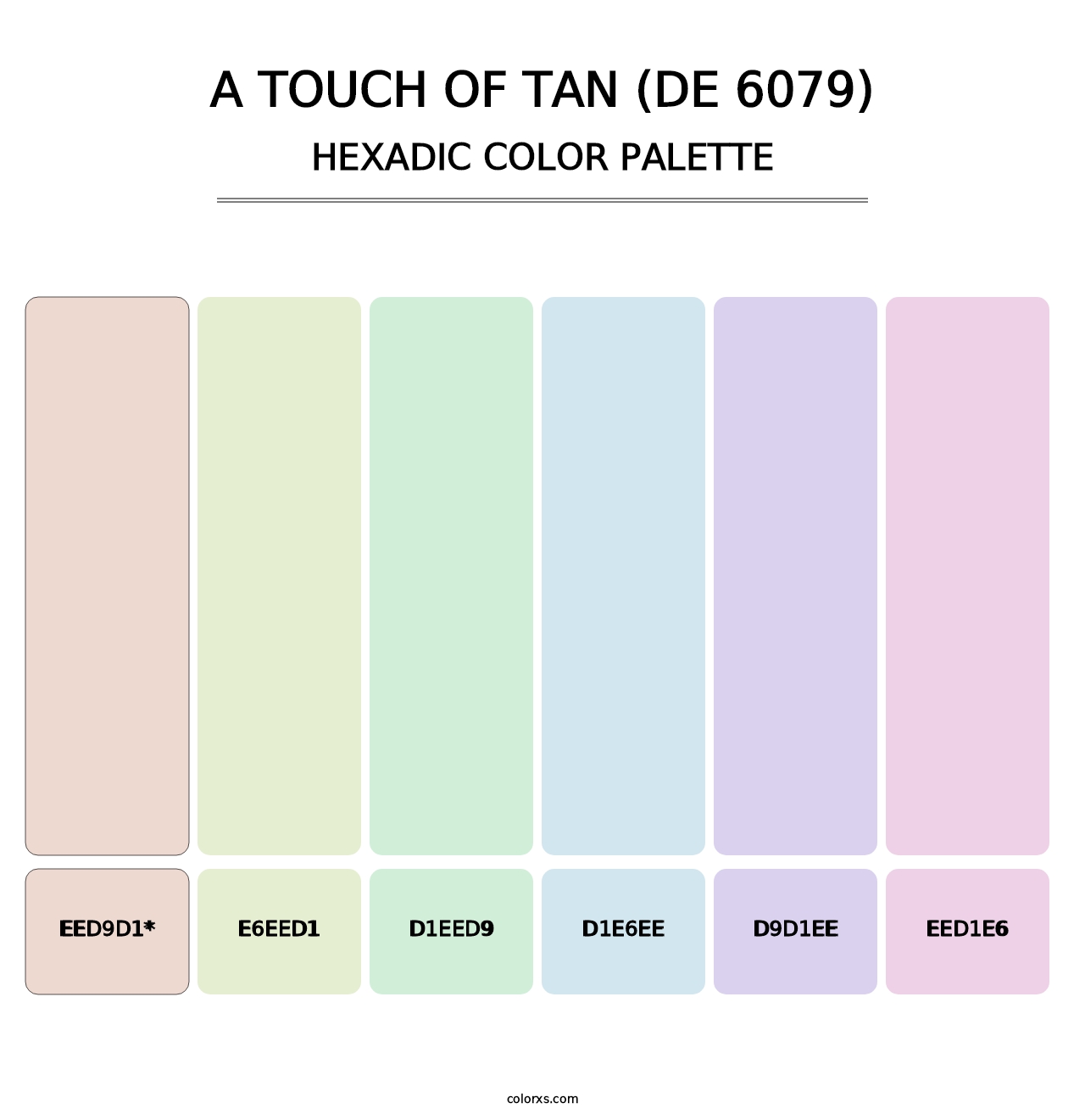 A Touch of Tan (DE 6079) - Hexadic Color Palette