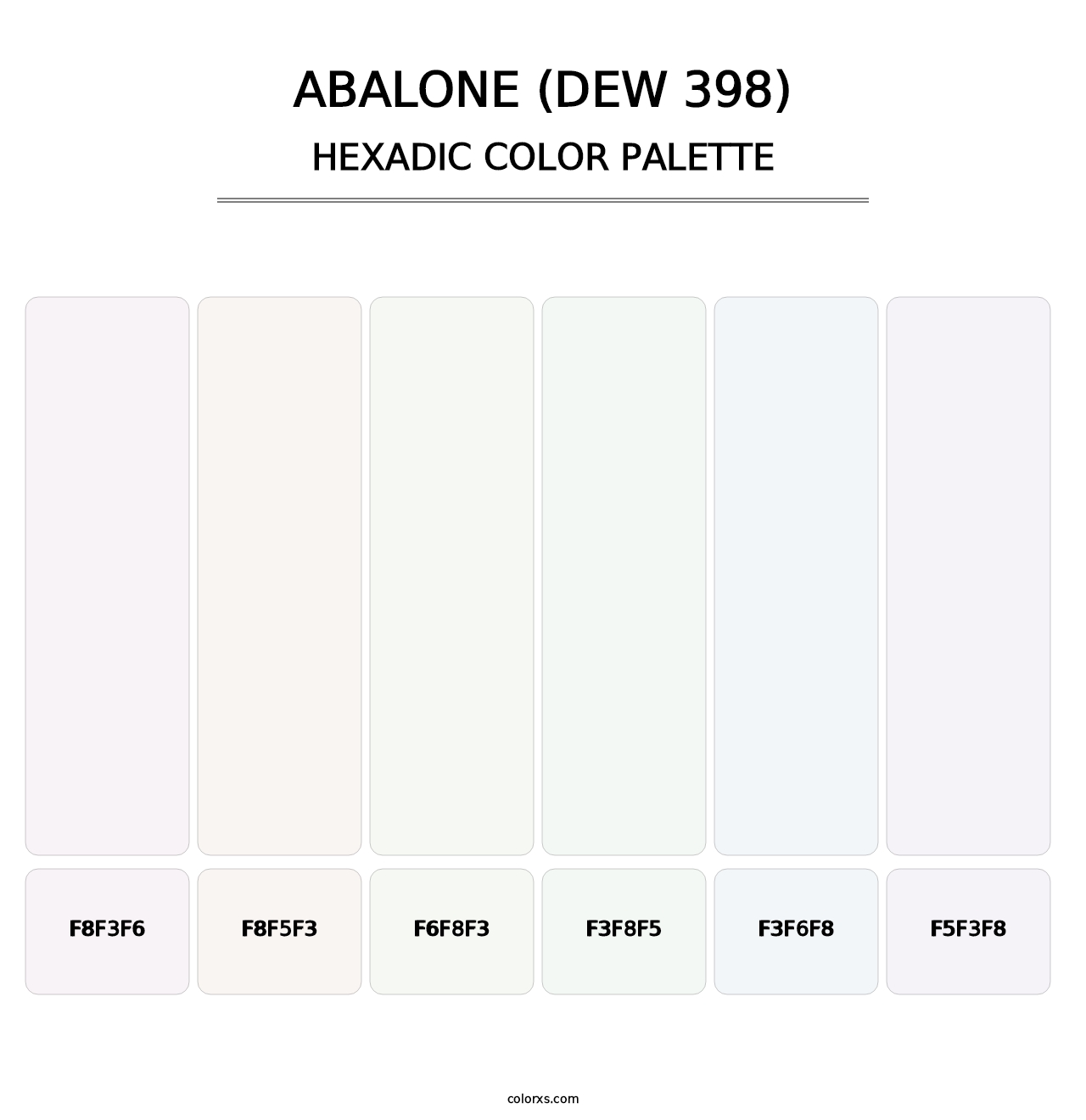 Abalone (DEW 398) - Hexadic Color Palette
