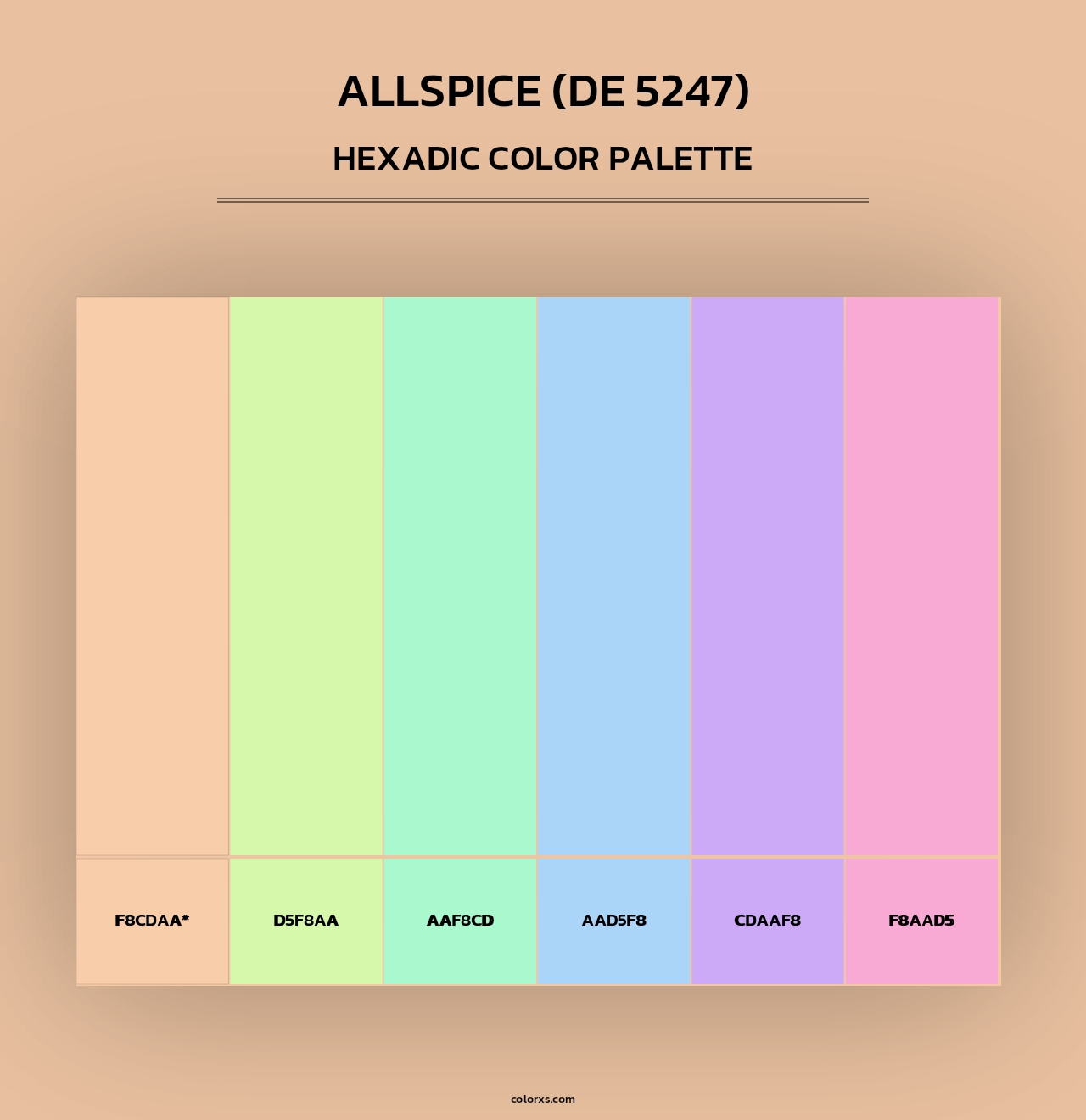Allspice (DE 5247) - Hexadic Color Palette