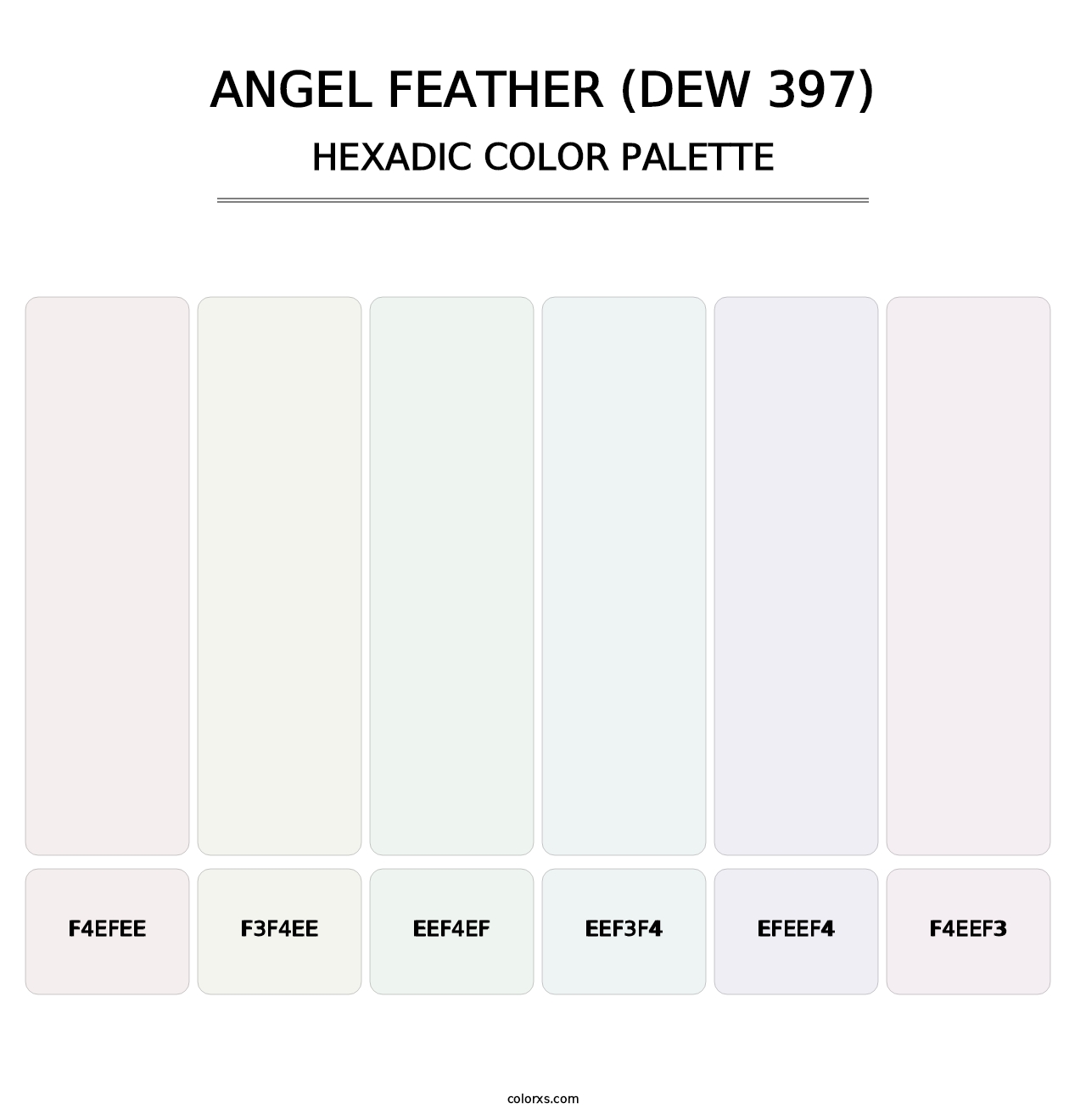 Angel Feather (DEW 397) - Hexadic Color Palette