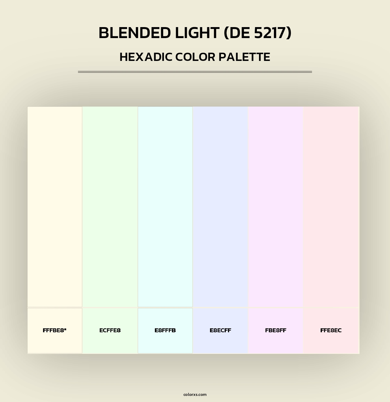 Blended Light (DE 5217) - Hexadic Color Palette