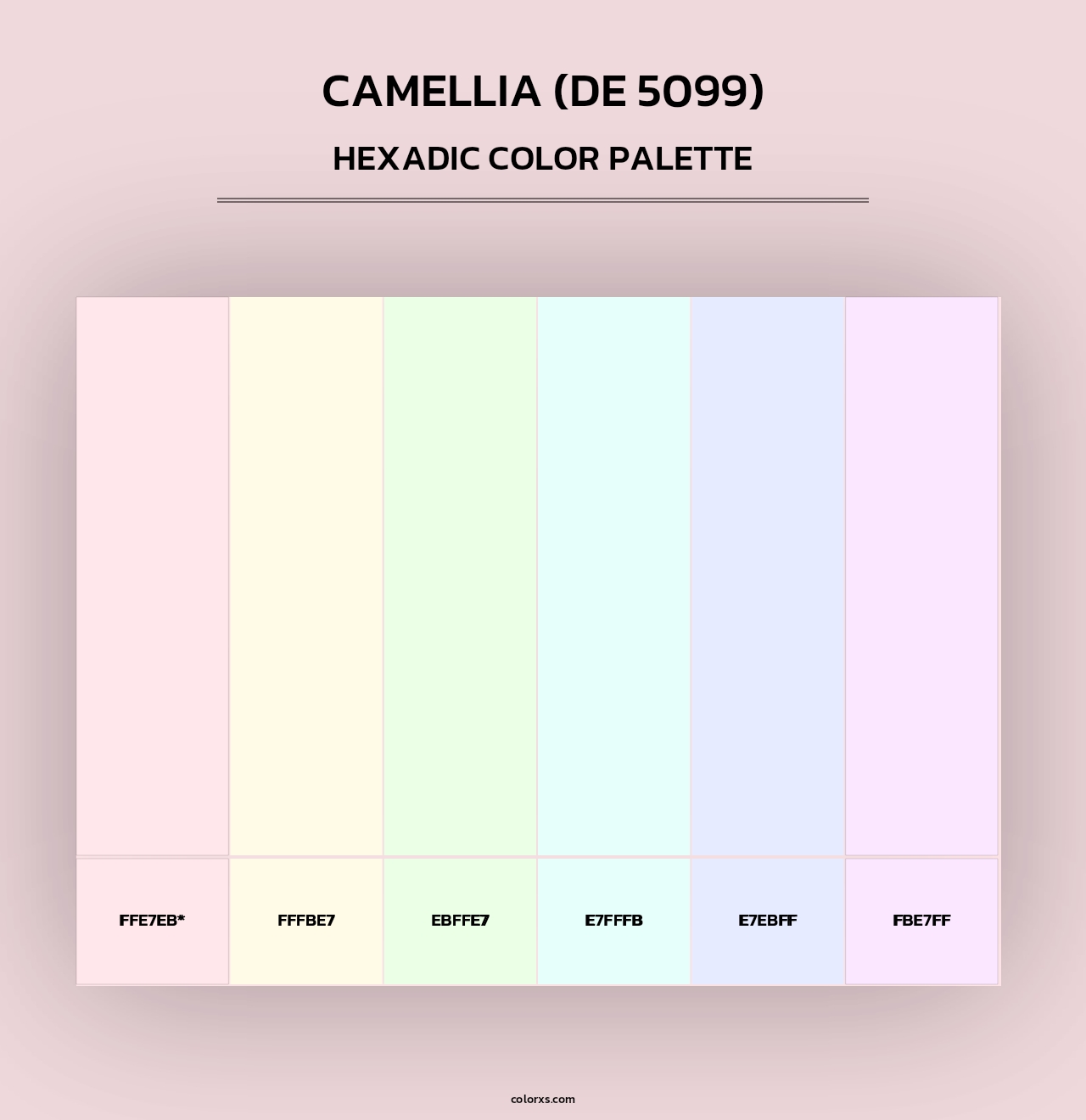 Camellia (DE 5099) - Hexadic Color Palette