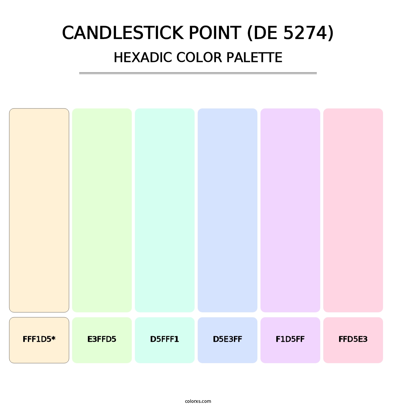 Candlestick Point (DE 5274) - Hexadic Color Palette