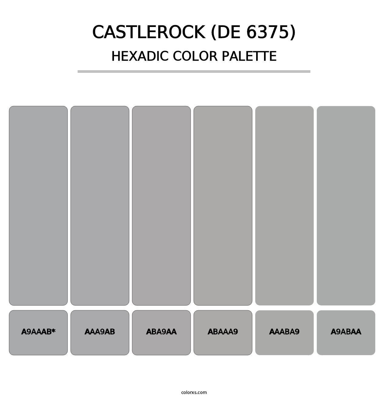 Castlerock (DE 6375) - Hexadic Color Palette
