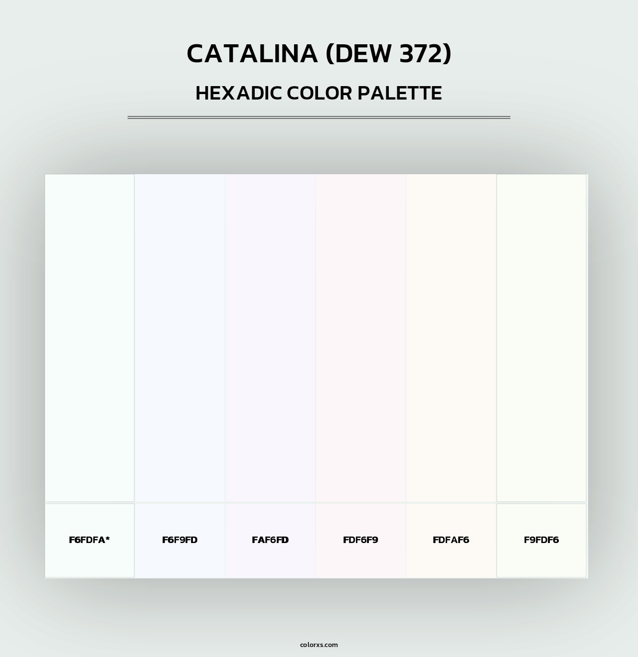 Catalina (DEW 372) - Hexadic Color Palette