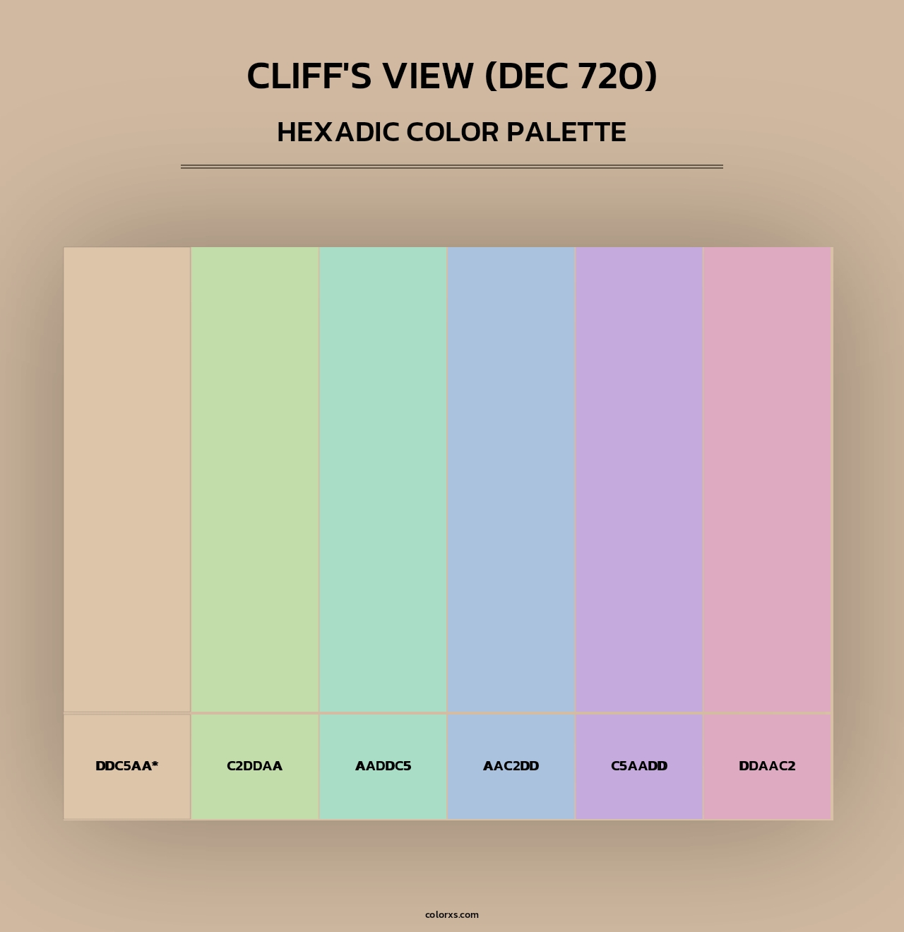 Cliff's View (DEC 720) - Hexadic Color Palette
