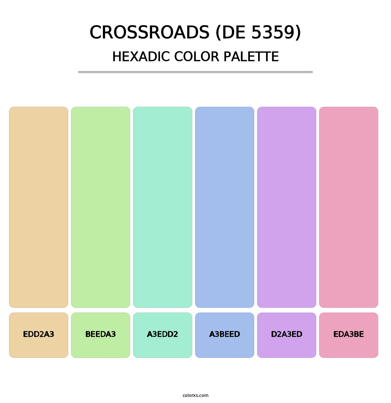 Crossroads (DE 5359) - Hexadic Color Palette
