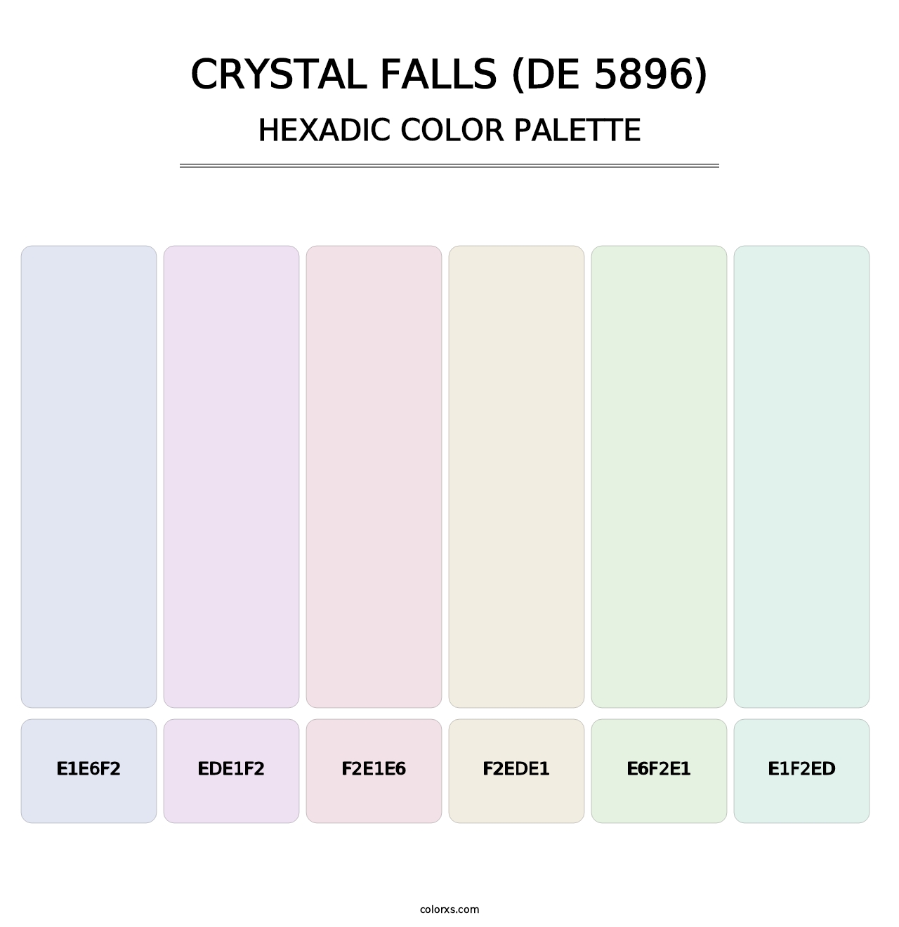 Crystal Falls (DE 5896) - Hexadic Color Palette