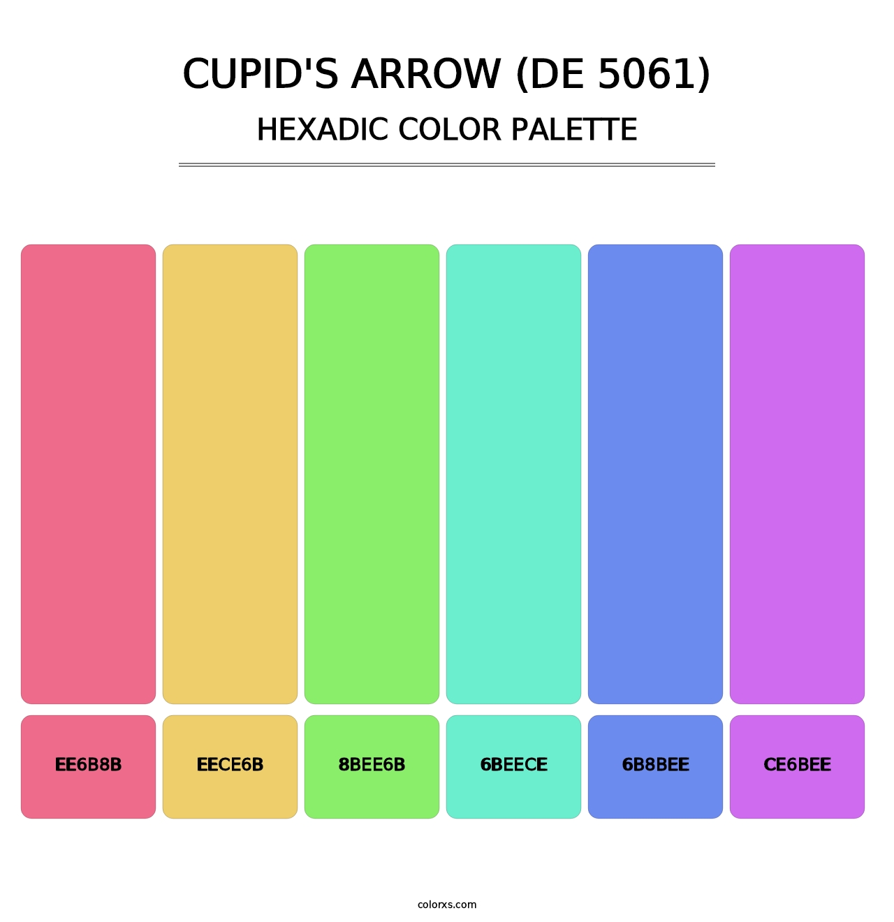 Cupid's Arrow (DE 5061) - Hexadic Color Palette