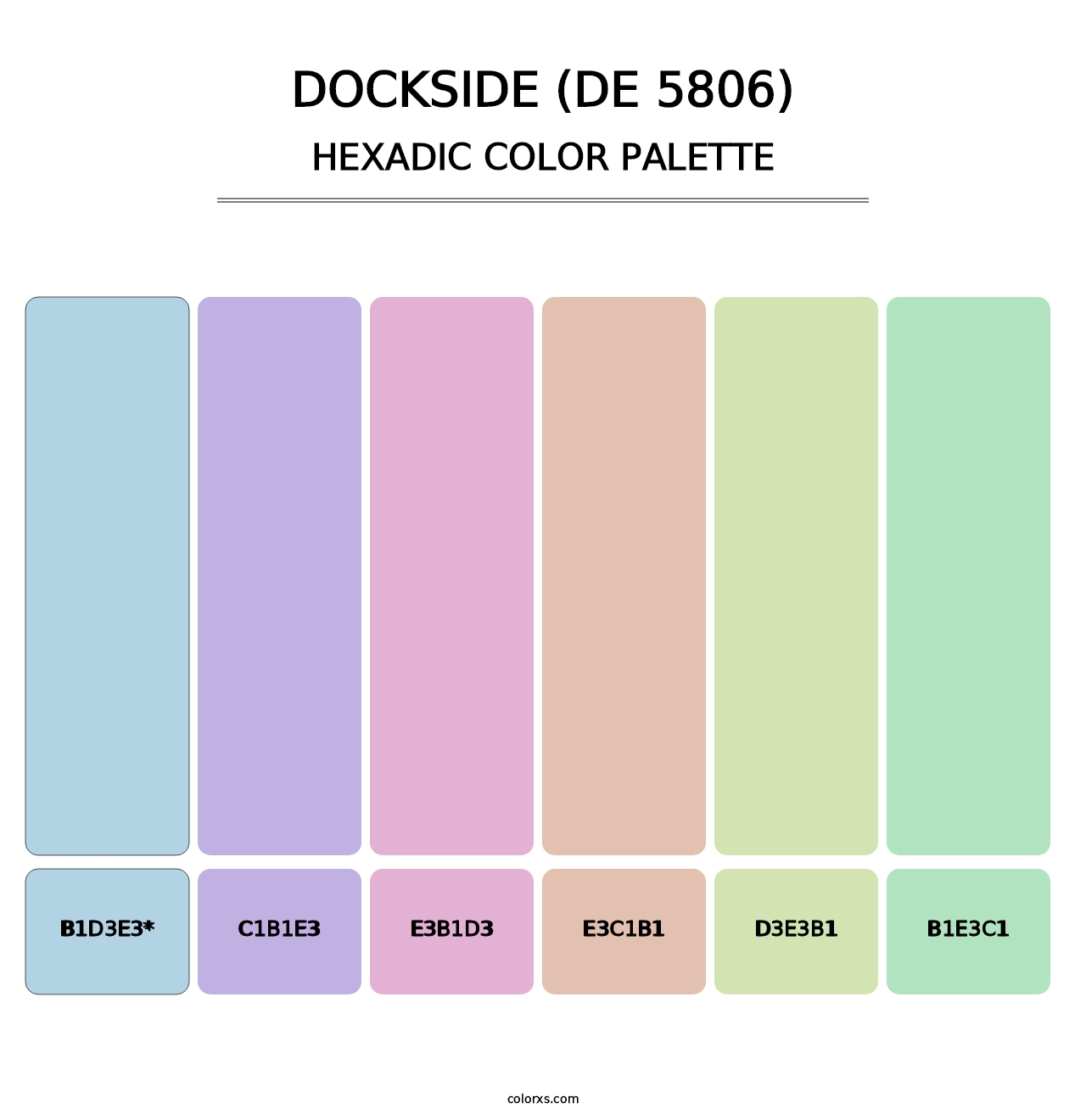 Dockside (DE 5806) - Hexadic Color Palette