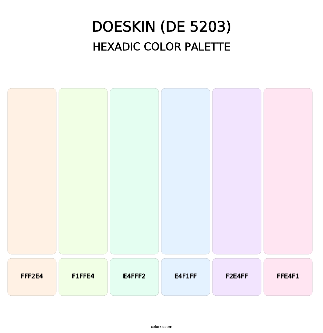 Doeskin (DE 5203) - Hexadic Color Palette