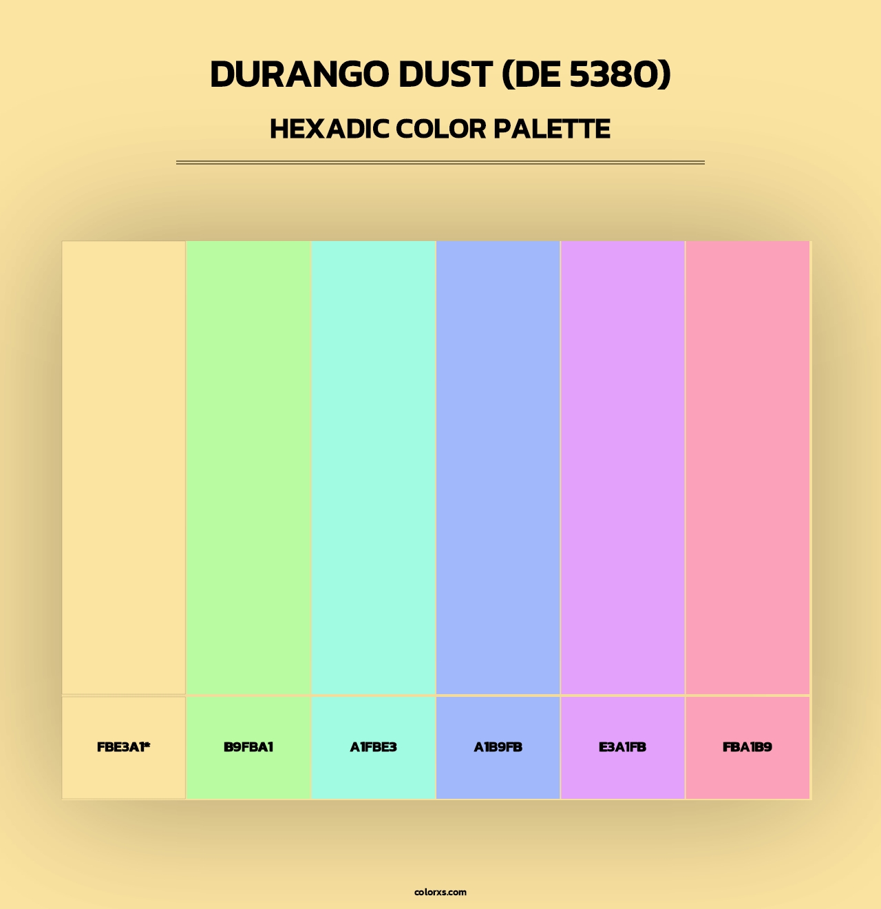 Durango Dust (DE 5380) - Hexadic Color Palette