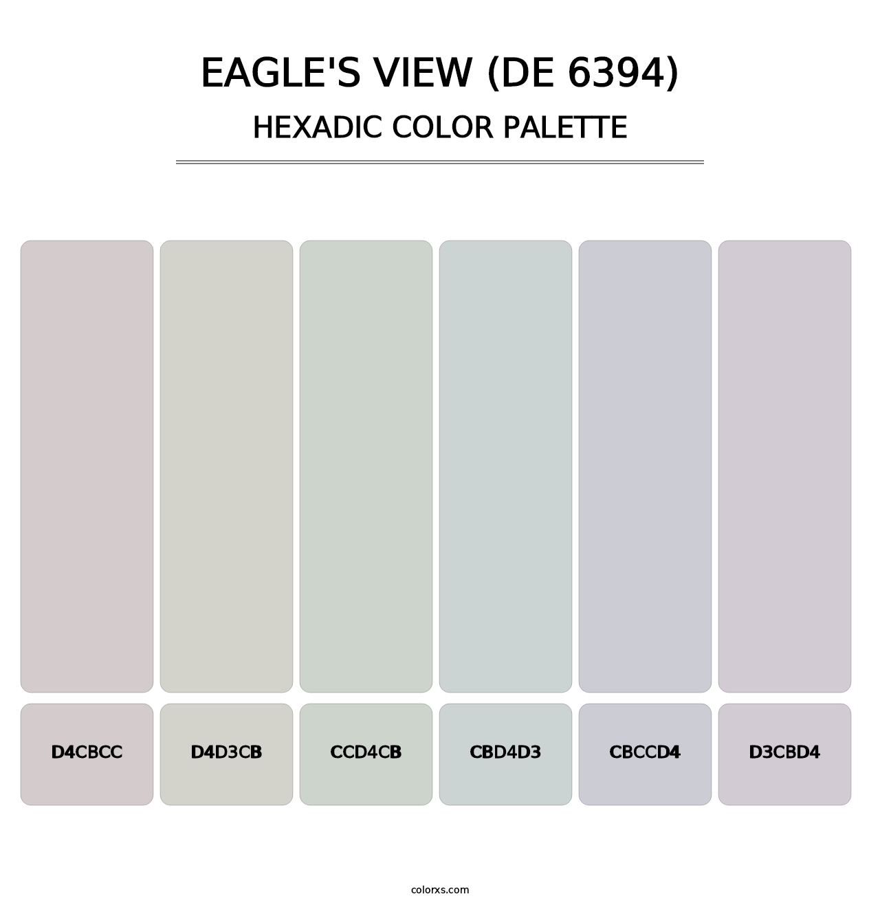 Eagle's View (DE 6394) - Hexadic Color Palette