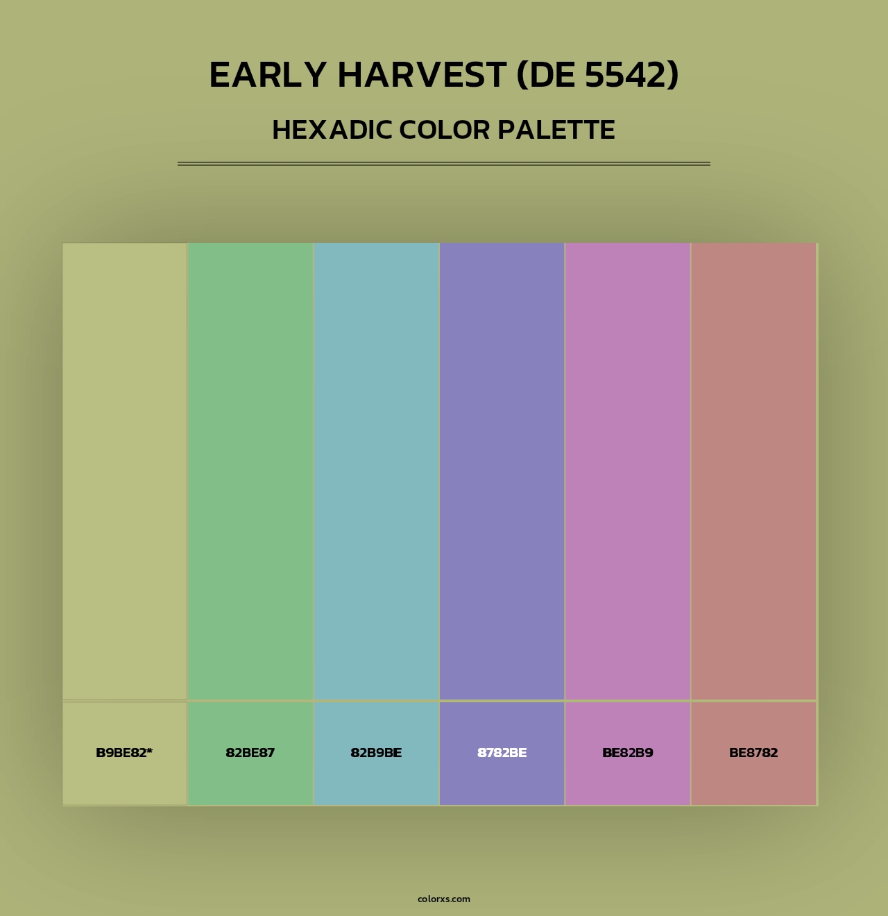 Early Harvest (DE 5542) - Hexadic Color Palette