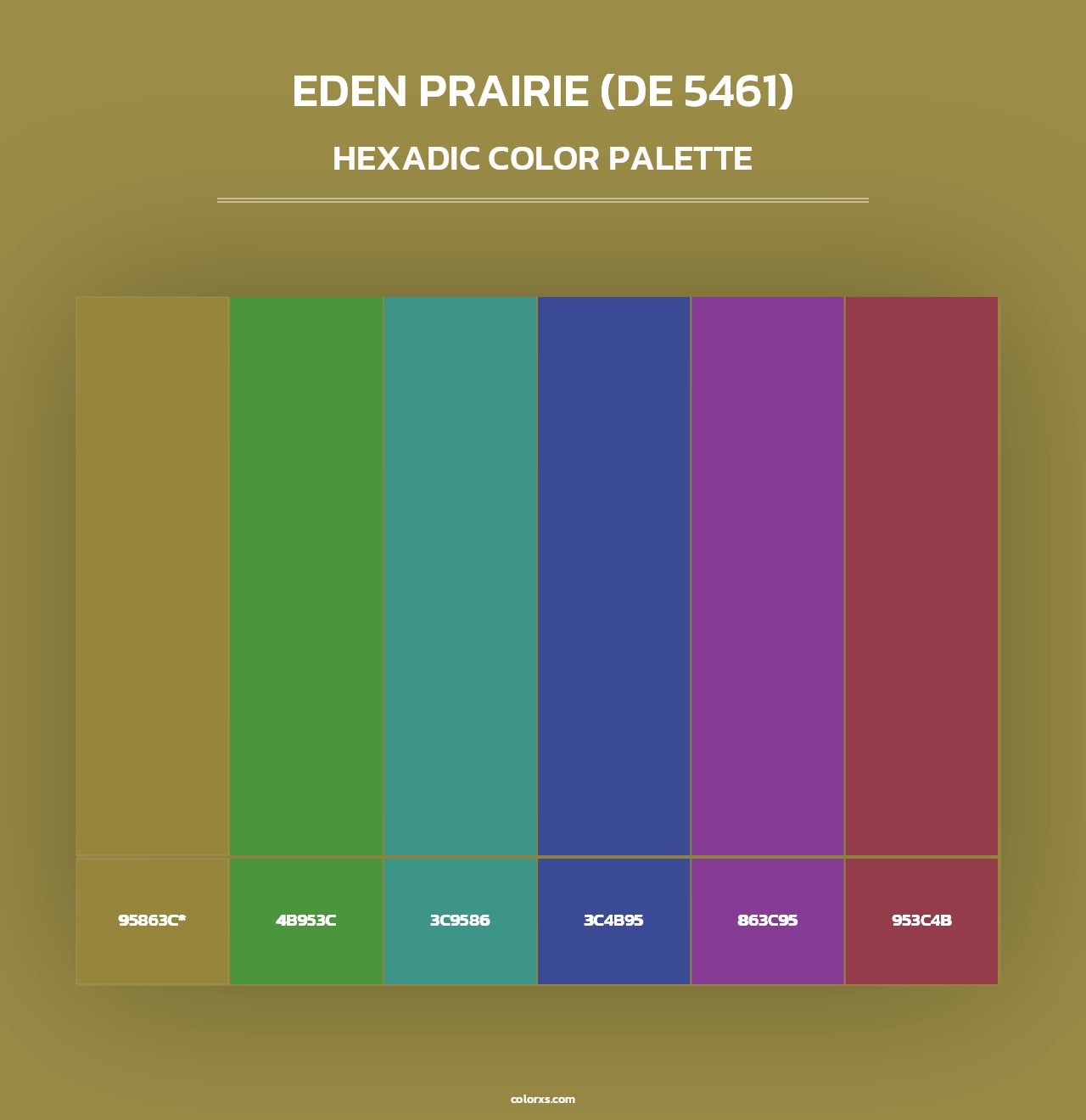 Eden Prairie (DE 5461) - Hexadic Color Palette