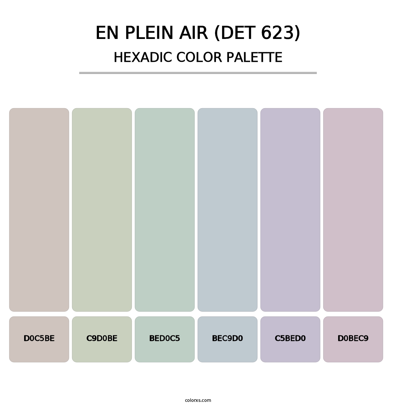 En Plein Air (DET 623) - Hexadic Color Palette