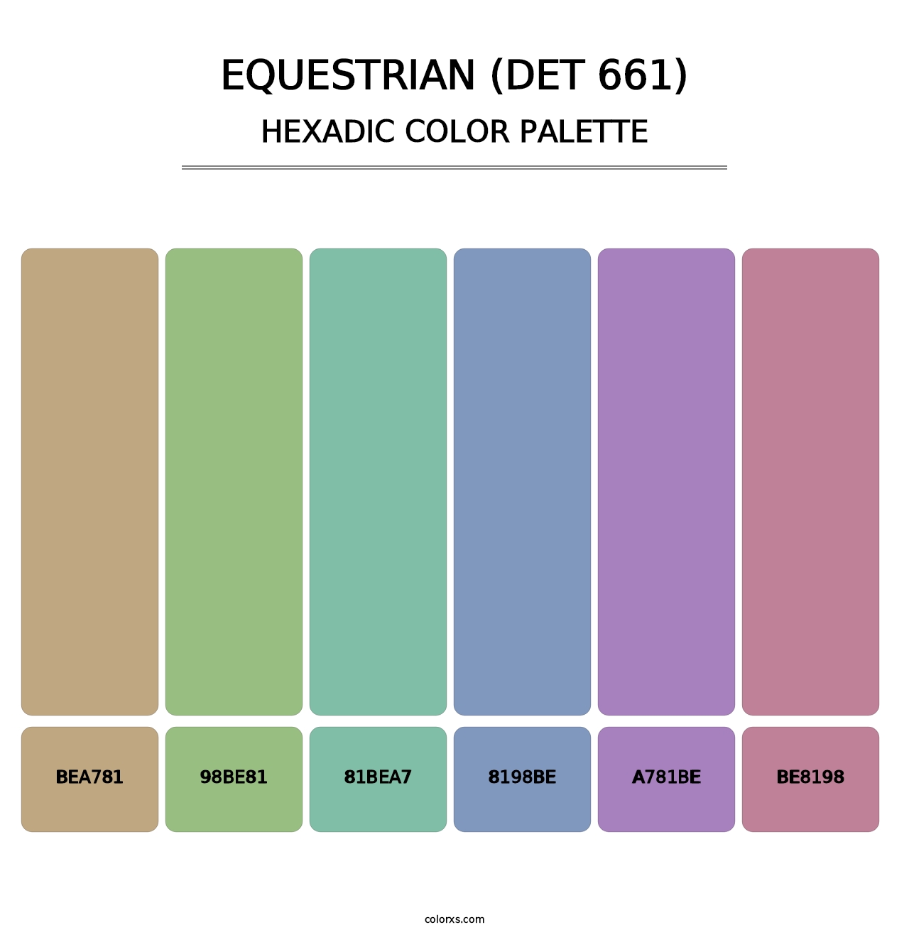 Equestrian (DET 661) - Hexadic Color Palette