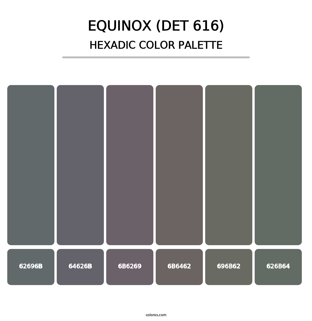 Equinox (DET 616) - Hexadic Color Palette