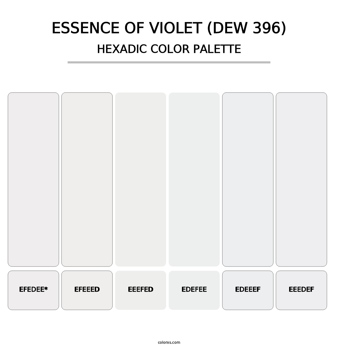 Essence of Violet (DEW 396) - Hexadic Color Palette