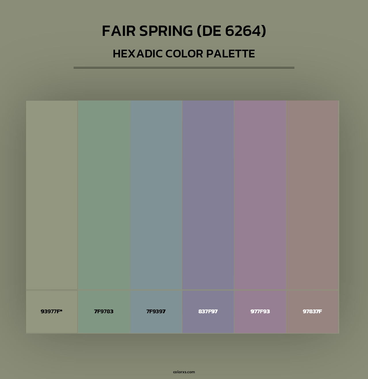 Fair Spring (DE 6264) - Hexadic Color Palette