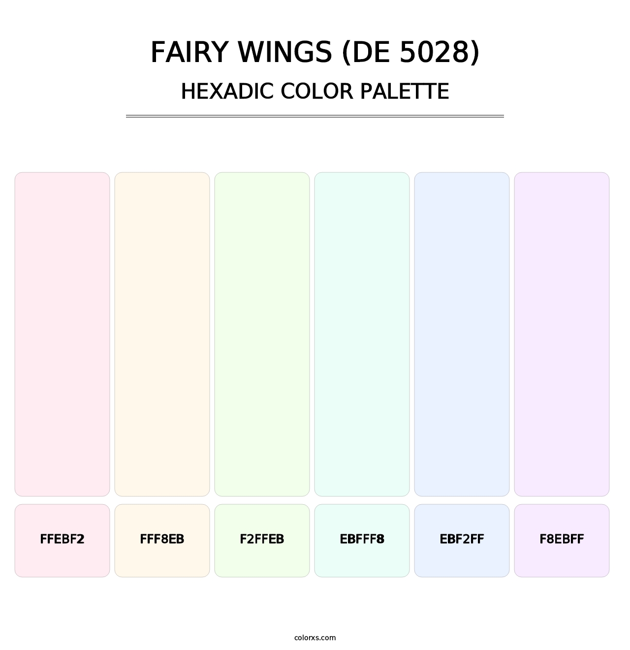 Fairy Wings (DE 5028) - Hexadic Color Palette